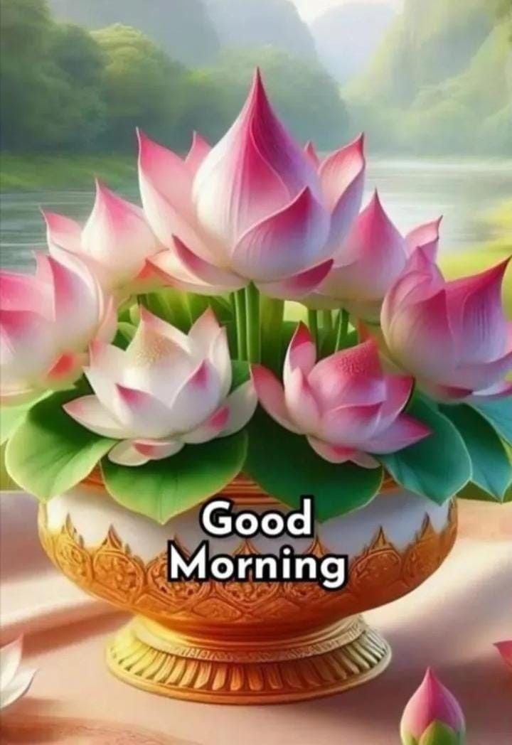 This may contain a vase filled with pink flowers sitting on top of a table