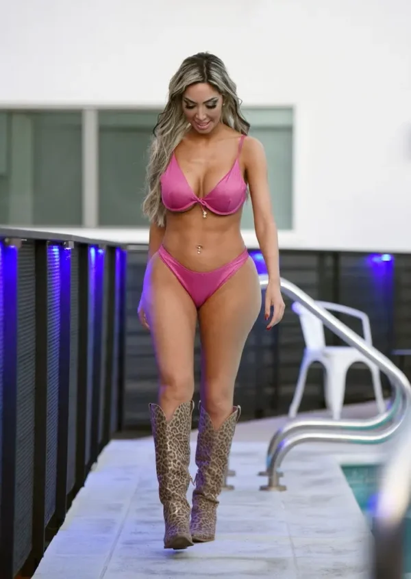 Farrah Abraham Pink Thong Bikini 8