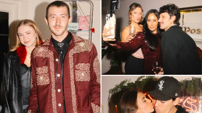 Frankie Jonas, Huddy, Madi Monroe Hit Posse's Sexy-Chic Valentine's Soiree