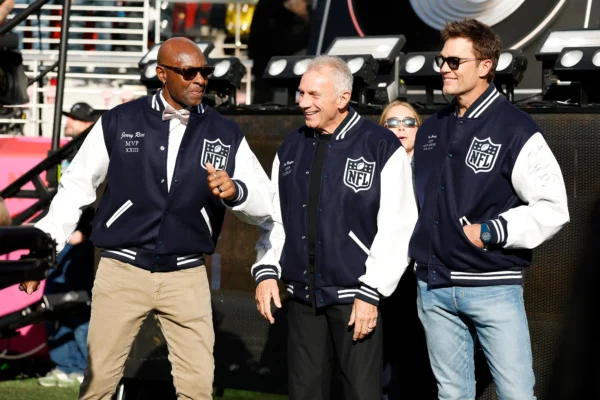 Jerry Rice, Joe Montana, and Tom Brady