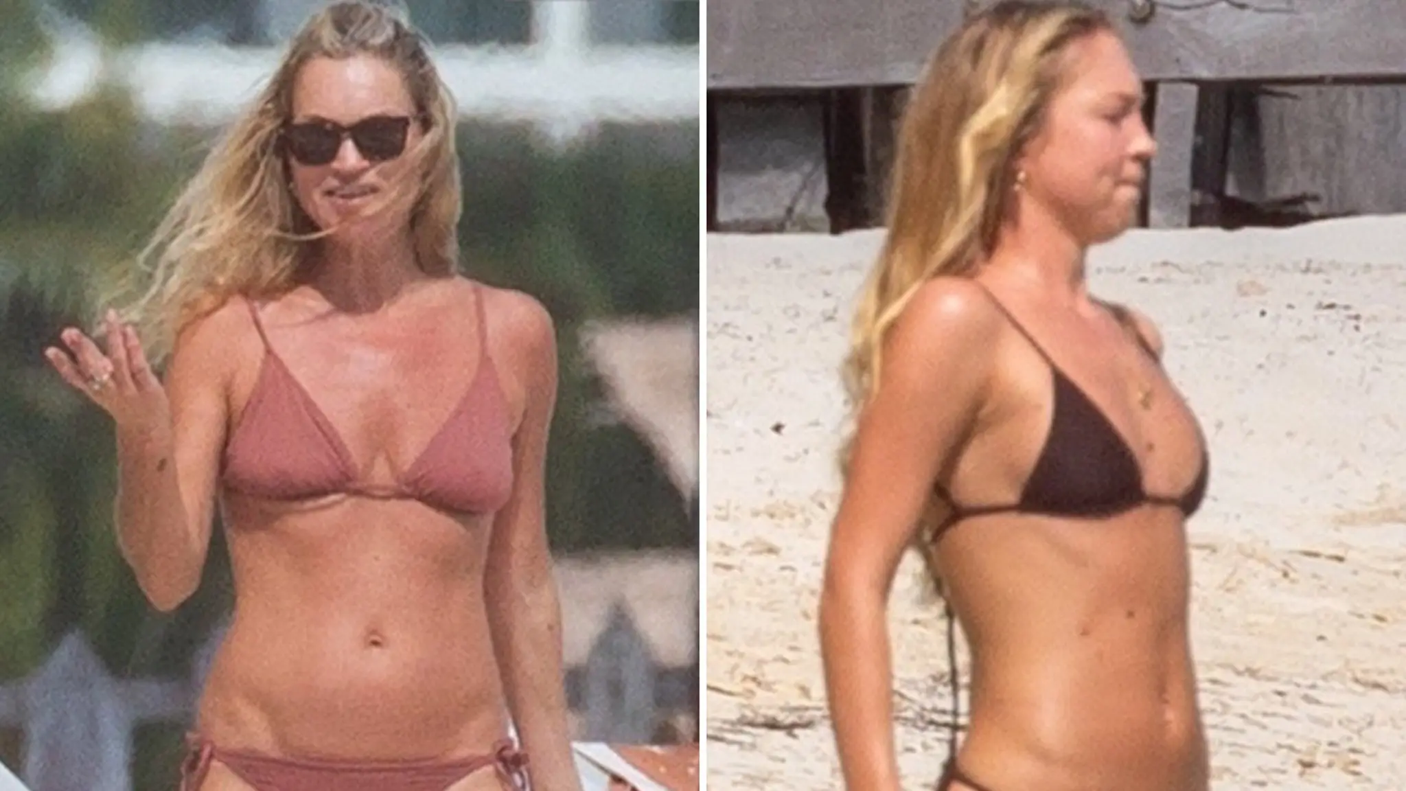 Kate Moss Hits The Beach With Daughter Lila ... Bikini Babes In Tulum!