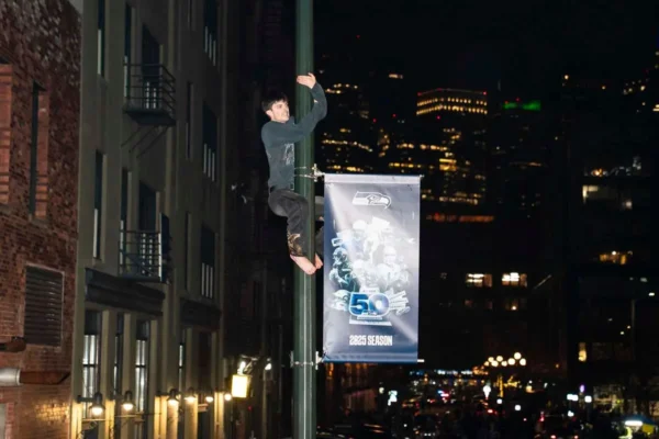 Seattle Seahawks fans celebrate Super Bowl win