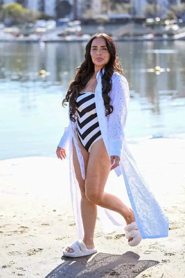 Taja Abitbol Stripe Swimwear 4